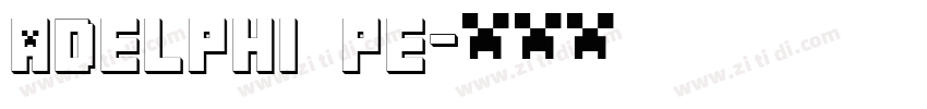 adelphi pe字体转换